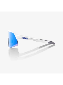 100% S3 - Matte White - HiPER Blue Multilayer Mirror Lens -Baseball Apparel Shop 100 100 s3 matte white hiper blue multilayer mirro 2