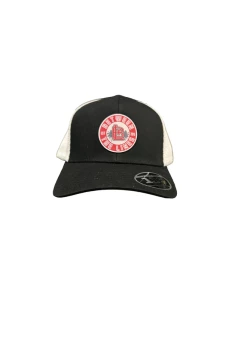 Between The Lines Black/White Trucker Hat Palm Badge -Baseball Apparel Shop between the lines between the lines black white tr 5