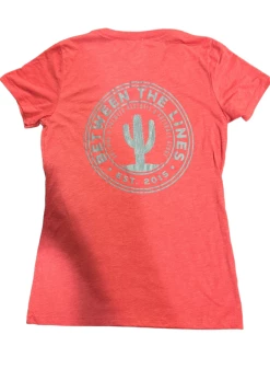 Between The Lines Womens Cactus T-Shirt -Baseball Apparel Shop between the lines between the lines womens cactus 3