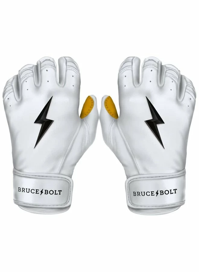 BRUCE BOLT PREMIUM PRO SHORT CUFF BATTING GLOVES 5 BRUCE BOLT PREMIUM PRO SHORT CUFF BATTING GLOVES - Image 3