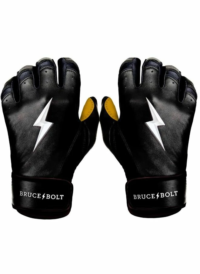 BRUCE BOLT PREMIUM PRO SHORT CUFF BATTING GLOVES 6 BRUCE BOLT PREMIUM PRO SHORT CUFF BATTING GLOVES - Image 4
