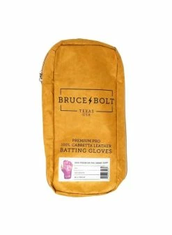 Bruce Bolt Premium Short Cuff Red/Gold -Baseball Apparel Shop bruce bolt bruce bolt premium short cuff red gold 6