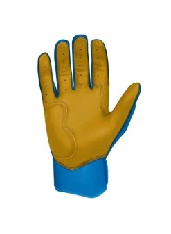 Bruce Bolt Premium Short Cuff Royal/Gold -Baseball Apparel Shop bruce bolt bruce bolt premium short cuff royal gol 3