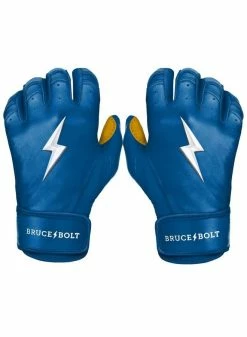 Bruce Bolt Premium Short Cuff Royal/Gold -Baseball Apparel Shop bruce bolt bruce bolt premium short cuff royal gol 7