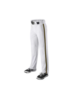 Evoshield Mens Salute Pant White W/Gold Braid