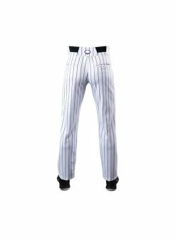 Evoshield Mens Salute White Pant W/Black Pinstripe -Baseball Apparel Shop evoshield evoshield mens salute white pant w black 3