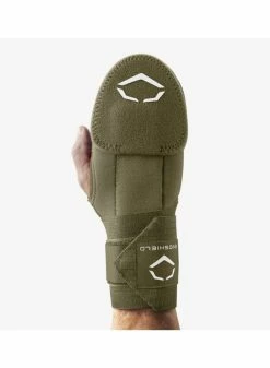 Evoshield Sliding Mitt Olive LH -Baseball Apparel Shop evoshield evoshield sliding mitt olive lh 5