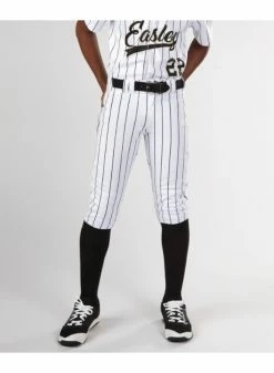 Evoshield Youth Salute White Knicker W/Black Pinstripe