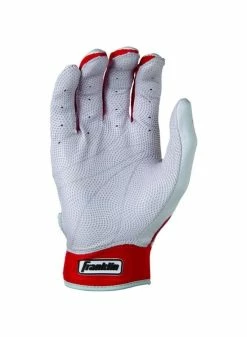 Franklin CFX Pro Batting Gloves Red/Pearl 8 Franklin CFX Pro Batting Gloves Red/Pearl -Baseball Apparel Shop franklin franklin cfx pro batting gloves red pearl 2
