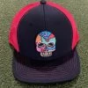 Hunter Green Hunna G Cracked Skull Hat -Baseball Apparel Shop hunter green hunter green hunna g cracked skull ha