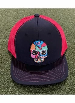 Hunter Green Hunna G Cracked Skull Hat