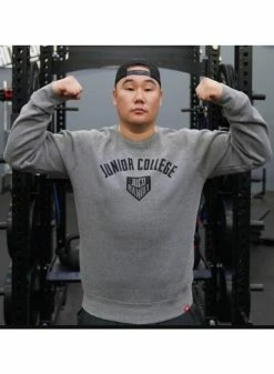 Juco Bandit Junior College Crewneck Grey