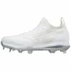 MIZUNO DOMINANT KNIT MEN’S METAL BASEBALL CLEAT - White -Baseball Apparel Shop mizuno mizuno dominant knit mens metal baseball cl 5