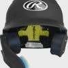 Rawlings MACH One-Tone Matte Helmet W/Adjustable Face Guard - LHB Matte Black -Baseball Apparel Shop rawlings rawlings mach one tone matte helmet w adj 12