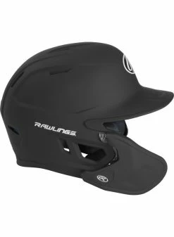 Rawlings MACH One-Tone Matte Helmet W/Adjustable Face Guard - LHB Matte Black -Baseball Apparel Shop rawlings rawlings mach one tone matte helmet w adj 20