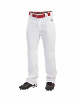 Rawlings Youth Launch Solid Pant - Size: XS, Color: White