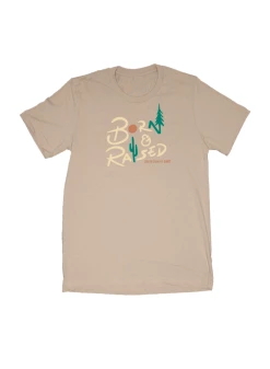 State Forty-Eight State Forty Eight Mens Born And Raised Tan Crew