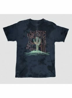 State Forty-Eight State Forty Eight Saguaro Party Crew Neck Navy & Black