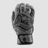 Victus Nox Batting Glove - Gray/Black -Baseball Apparel Shop victus victus nox batting glove gray black