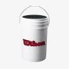 Wilson BTL Ball Bucket With Lid 2 Wilson BTL Ball Bucket With Lid -Baseball Apparel Shop wilson wilson btl ball bucket with lid