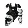 Wilson EZ Gear Kit S/M Black W/White Shinguards And White Helmet -Baseball Apparel Shop wilson wilson ez gear kit s m black w white shingu